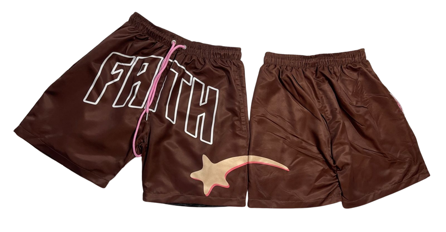 "Faith- Nylon Shorts"