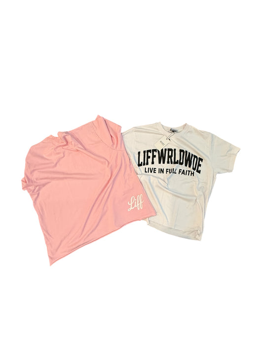 LIFFWRLDWDE Dual Tee Pack – “Live In Full Faith” Edition