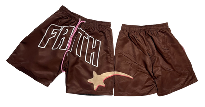 "Faith- Nylon Shorts"