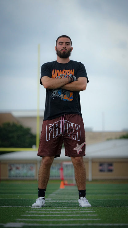 "Faith- Nylon Shorts"